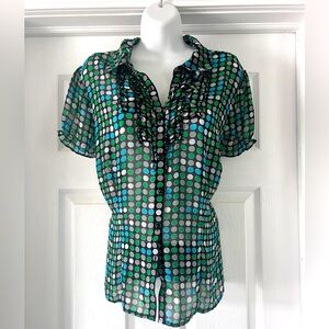 East 5th Sheer Polka Dots